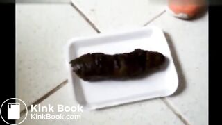 Brazilian girl shitting on the floor of the room