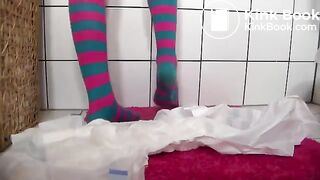 Shitting in a Diaper