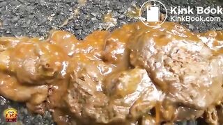 Compilation of beautiful women pooping in public