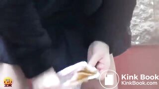 Compilation of beautiful women pooping in public