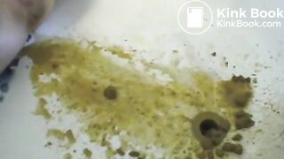 Great diarrhea expulsion and awesome big clit