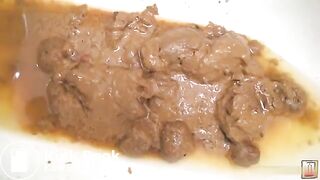 Cute Japanese goddess poops while talking dirty