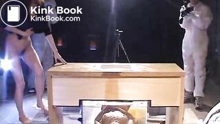 Punishment for toilet slave who tryed to disobey his mistress