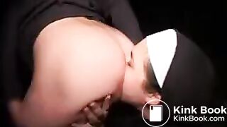 Shitting on the face of a nun
