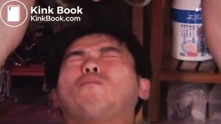 Mistress pissing and shitting on her slave