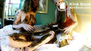 Smearing with shit and coming , HD