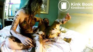 Smearing with shit and coming , HD