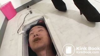 Young japanese mistress shit in toilet slave 2