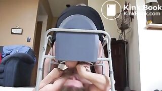 bbw mistress shitting on her slave