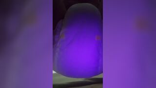 Girl poops her goodnite again