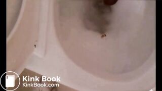 Shitting and pissing on the plate 3