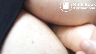 Shitty toy out her arse