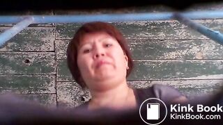 KASACHSTAN WC 7 - HAIRY FAT GRANNY PISSING