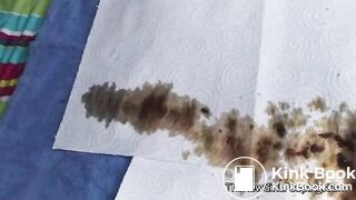 Outdoor splatter trail