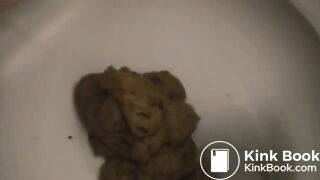 several scenes poop on hand