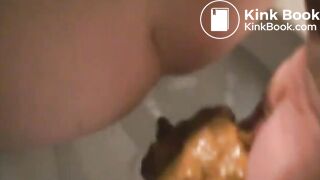 several scenes poop on hand