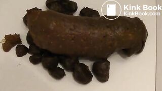 Close-up pooping - video 3