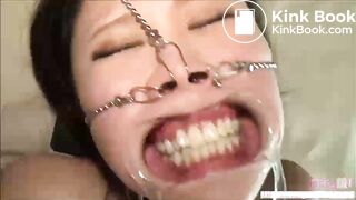 Dirty Anal Sex Wearing Nose Fook & Open Mouth Gag