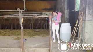 Manure sports Cowshit Yoga