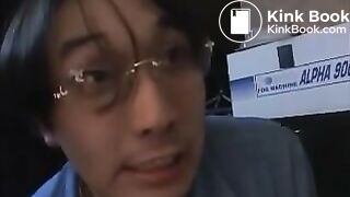 Poop in white nylon panties