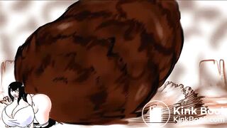 Girl farts and shits