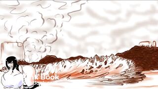 Girl farts and shits