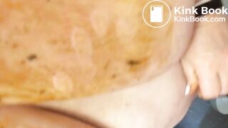 Dirty shit play and blowjob