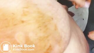 Dirty shit play and blowjob