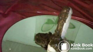 Diarrhea on dildo