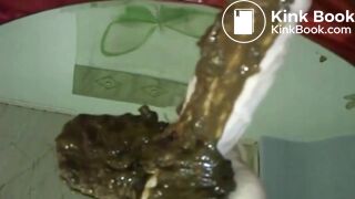 Diarrhea on dildo