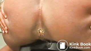 (Classic} Ebony Girl Shitting On Plate