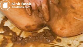 Solo scat masturbation