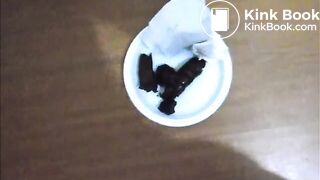 Shitting and pissing on the plate 2