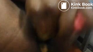 hot black dildo scat