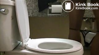Ebony toilet poop