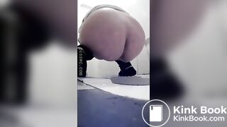 female toilet voyeur pooping