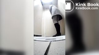 female toilet voyeur pooping