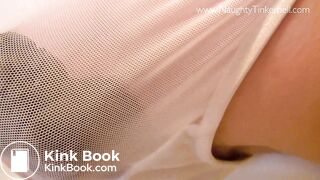 Mega panty poop in white