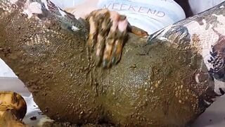 Shit Through Lace Leggings