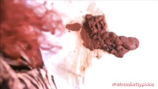 tigress shits laying on her back