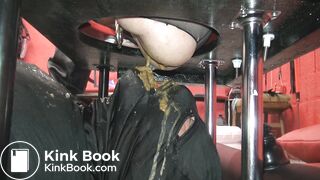 Loose scat eating from domina
