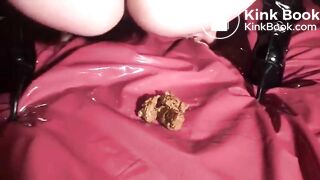 Redhead pissing and shitting