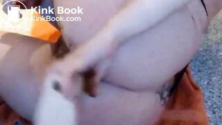 german girl dirt ass masturbation