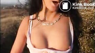 Teen Shitting in fields