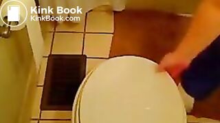 Toilet poops - video 2