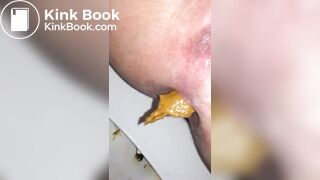 Close up pooping - video 2