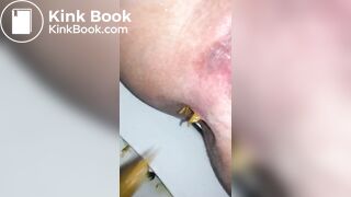 Close up pooping - video 2