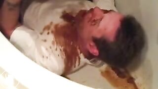 Ultra nasty and dirty diarrhea shower