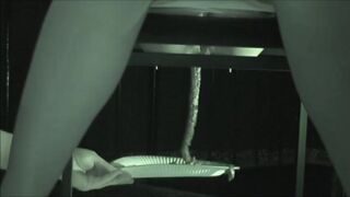 Amateur Domina shits in Slave's Mouth