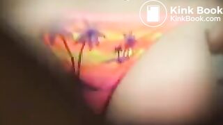 Blonde girl spied while pooping and smoking